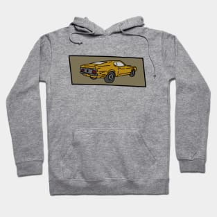 vintage muscle car gift hand drawn Hoodie